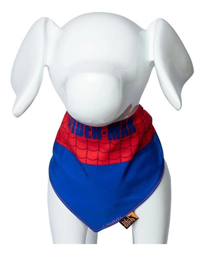 Bandana Pet Piticas - Homem Aranha Spider Marvel Pitipets 