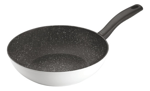 Wok Un Asa Antiahederente 28cm Blanco Daily Ghidini