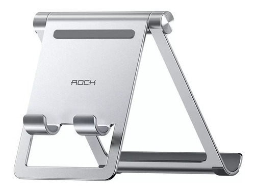 Suporte Metal De Mesa P/ iPad iPhone Celular Rock Ajustável