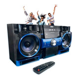 Minicomponente Hi-fi 50w Rms Con Usb Aux Sd Mp3 Radio Am/fm