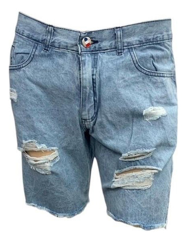 Bermudas De Jeans Mom Oversize