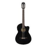 Guitarra Electroacústica Fender Cn-140sce Nylon, Blk W/case 