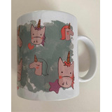 Taza Cerámica Unicornios