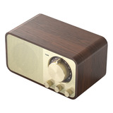 Altavoz Retro De Madera 5.0 Con Altavoz Inalámbrico Fm Plug-