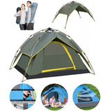 Carpa Automática 4 Personas Doble Capa Toldo 2.1x2.1x1.5 Mts