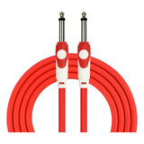 Cable Kirlin Para Instrumento 3 Mts Profesional, Lgi-201 Red
