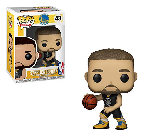 Figura De Vinilo Funko Nba X Pop! Deportes Stephen Curry #43