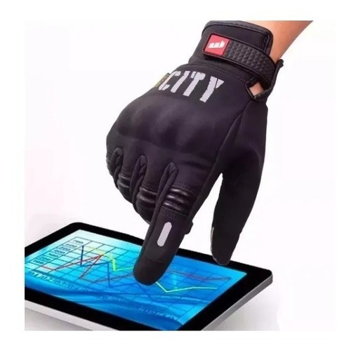 Guante City Neopren Impermeable Proteccion Moto Tactil