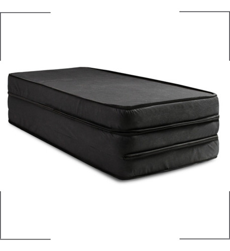 Puff Cama Casal - Puff Ou Colchao Ou Sofa Cor Preto