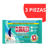 Toallas Húmedas Desinfectantes Cloralex 3 Paq De 48 Pzas
