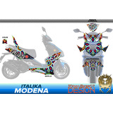 Modena 150 Y 175 Graficos Stickers Vinil Laminado Glossy