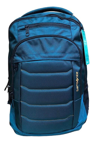 Mochila Samsonite Mochilas Colores Notebook Viajes Mira! Color Azul Petróleo Diseño De La Tela Titaneternity