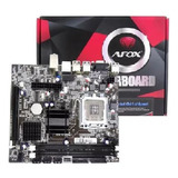 Placa Mãe Afox Ig41-ma7 Socket Lga 775 Ddr3 Cor Marrom-escuro