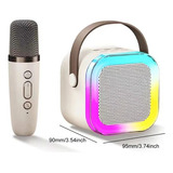Parlante Karaoke Portátil Smart Shop K12 Led Rgb