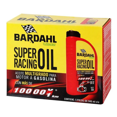 Aceite Para Auto Bardahl Alto Kilometraje 25w50 5 Pzs 946 M | Envío gratis