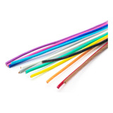Kit Cable Unipolar 0.25mm2 X 12 Colores 1 Metro X Color 12m
