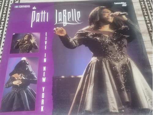 Laser Disc Patti Labelle Live In New York Nuevo Importado