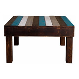 Mesa De Centro Marley Ii Tricolor 100x90x33  Pantano Pallet