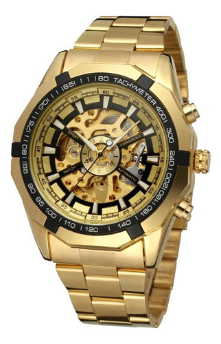 Forsining Luxury Gold Relojes Automáticos For Hombre .