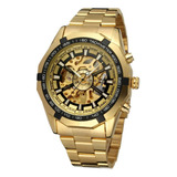 Forsining Luxury Gold Relojes Automáticos For Hombre .