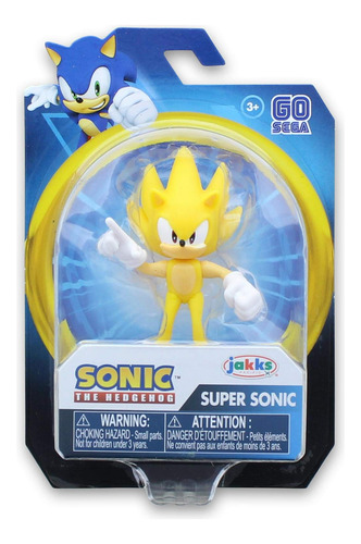 Sonic The Hedgehog Figura De Accion De 2.5 Pulgadas, Juguete