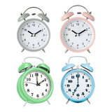 Reloj Despertador Análogo De Doble Campana Reloj Desperta 