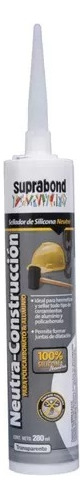 Sellador Silicona Neutra Construcción 280ml Suprabond 