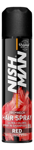 Nishman - Laca Color Cabello Y Piel Red 150ml