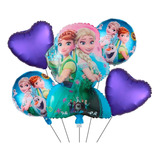 Globos Metalicos De Princesa Anna Y Elsa Globos De Frozen 5p