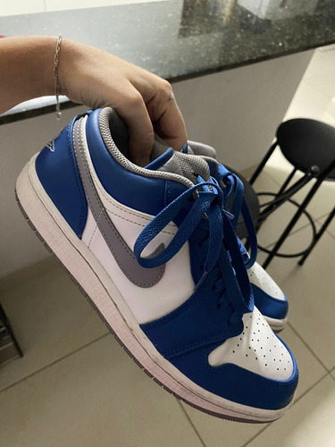 Tênis Air Jordan 1 Low True Blue - 37/38