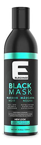 Elegance Black Mask Mascarilla Negra Carbon 250ml Barberias