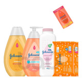 Kit Johnsons Cuidado Para Bebê Presente 5 Itens Brinde