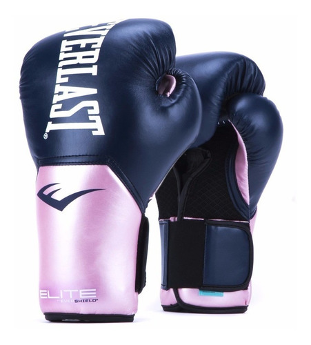 Guantes Boxeo Everlast Elite Pro Style + Funda Box - Olivos