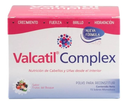 Valcatil Complex Nutrición Cabellos Uñas Sobres X15u