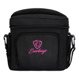 Everbags Bolsa Térmica Preto/rosa 7 Litros.