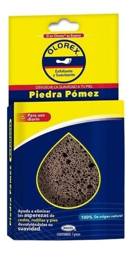 Olorex Piedras Pómez Codos Rodilla Y Pies 1 Pieza