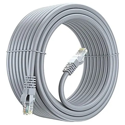 Cable Red 10 Metros Categoría Cat5e Utp Rj45 Ethernet Gris | Meses sin interés