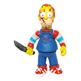 Figura Juguete Los Simpson Parodia Homero Muñeco Chucky
