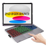 Faryodi Funda De Teclado Para iPad De 10.9 Pulgadas 2022-360