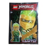 Lloyd Ninja Verde Con Espada Lego Ninjago Minifigura Polybag