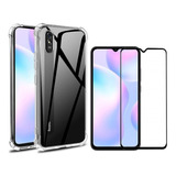 Carcasa Xiaomi Redmi 9a Antishock Compatible + Lamina Compl