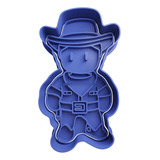  Cortador De Galletas Vaquero Cowboy 5cm