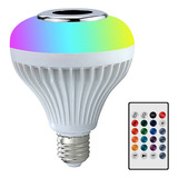 Lampara Led Multicolor Bluetooth Con Parlante Musica