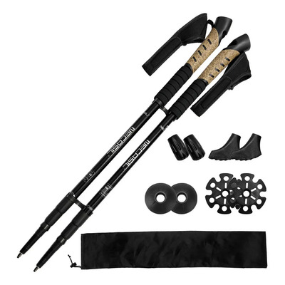 2 bastone De Trekking Plegable 135cm, Paquete 2 Bastones Telescópico Aluminio Resistente Ultraligero Senderismo Para Acampar Caminar Montar Deporte Caminar Ligero plegable Aire Libre Esquiar Con Bolsa | MercadoLibre