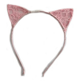 Diadema Orejas De Gato Neko Kawai Ideales Para Cosplay Rosa