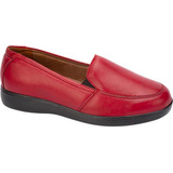 Zapatos Pie Delicado Piel De Borrego Rojo 1139271