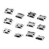 Micro Usb 5 Pin Hembra Jack Puerto 12 Modelos Cada 1pc