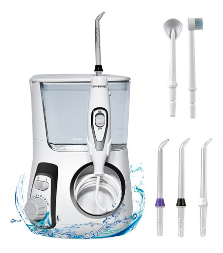 Irrigador Dental Water Limpiador Bucal A Presion + Kit Bocas