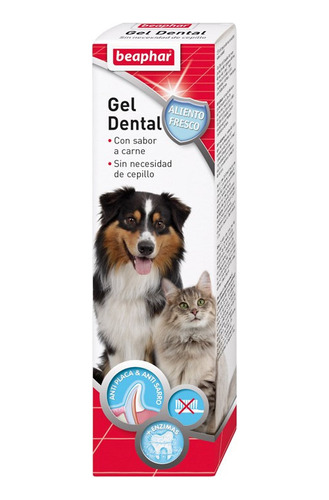 Gel Dental Beaphar Para Perros Y Gatos 100 Gr