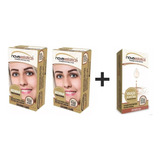 2 Kit Henna P/sobrancelhas Nova Estética+ Solução De Mistura